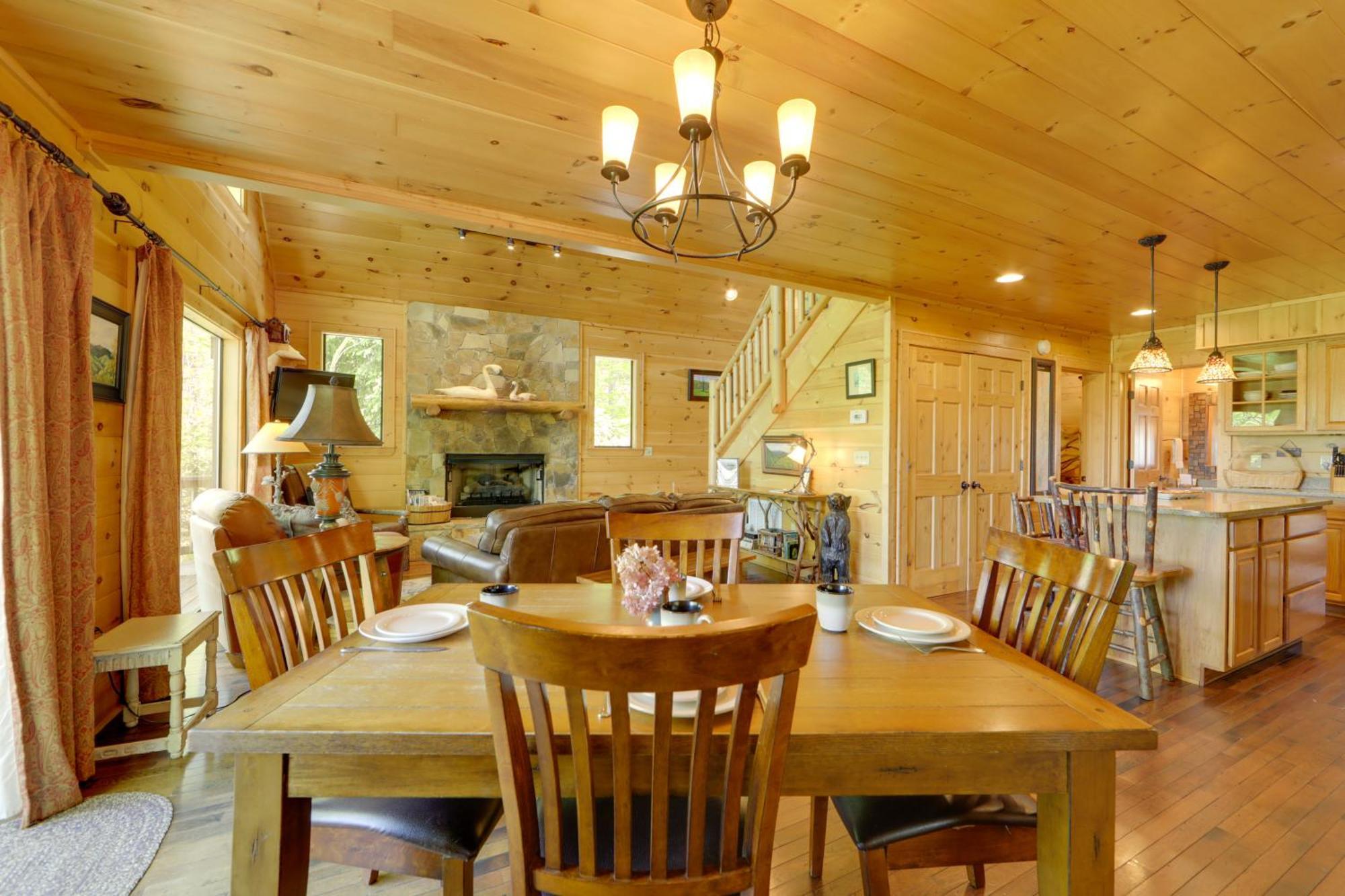 Bryson City Cabin With Hot Tub And Mountain Views! Extérieur photo