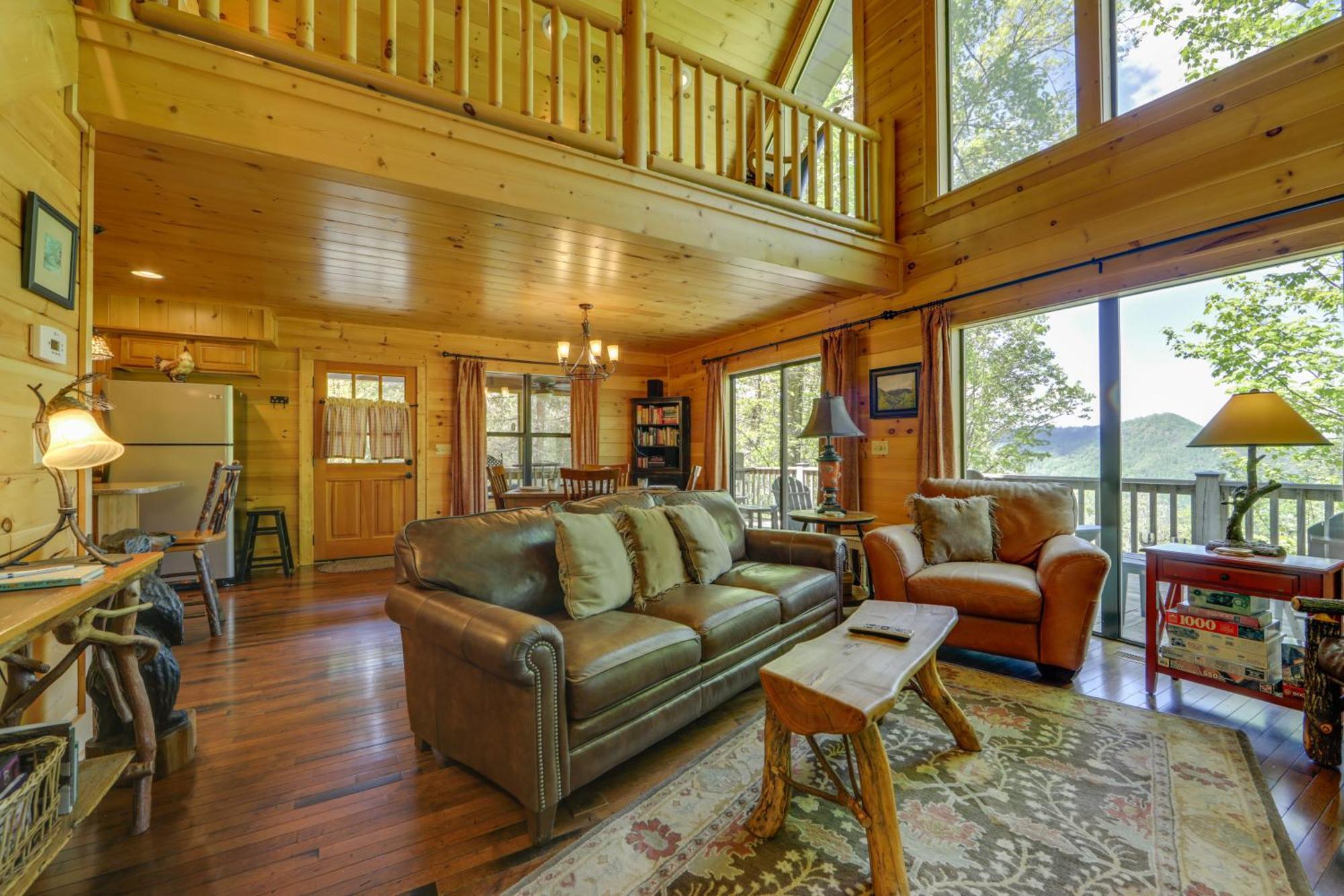 Bryson City Cabin With Hot Tub And Mountain Views! Extérieur photo