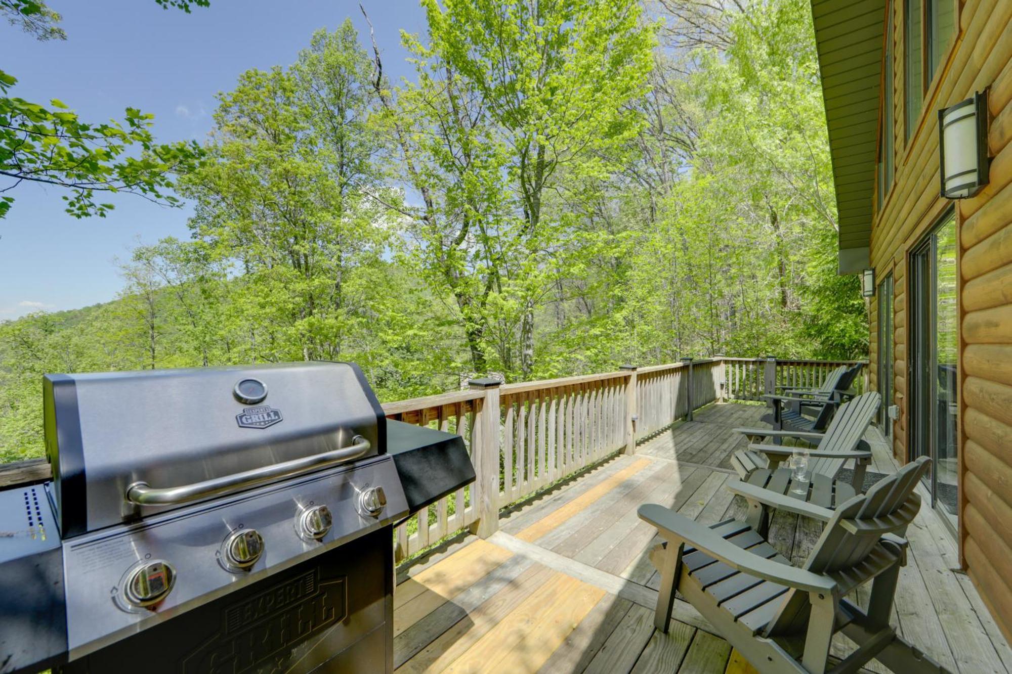 Bryson City Cabin With Hot Tub And Mountain Views! Extérieur photo